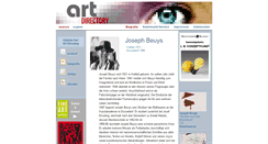 Desktop Screenshot of joseph--beuys.de